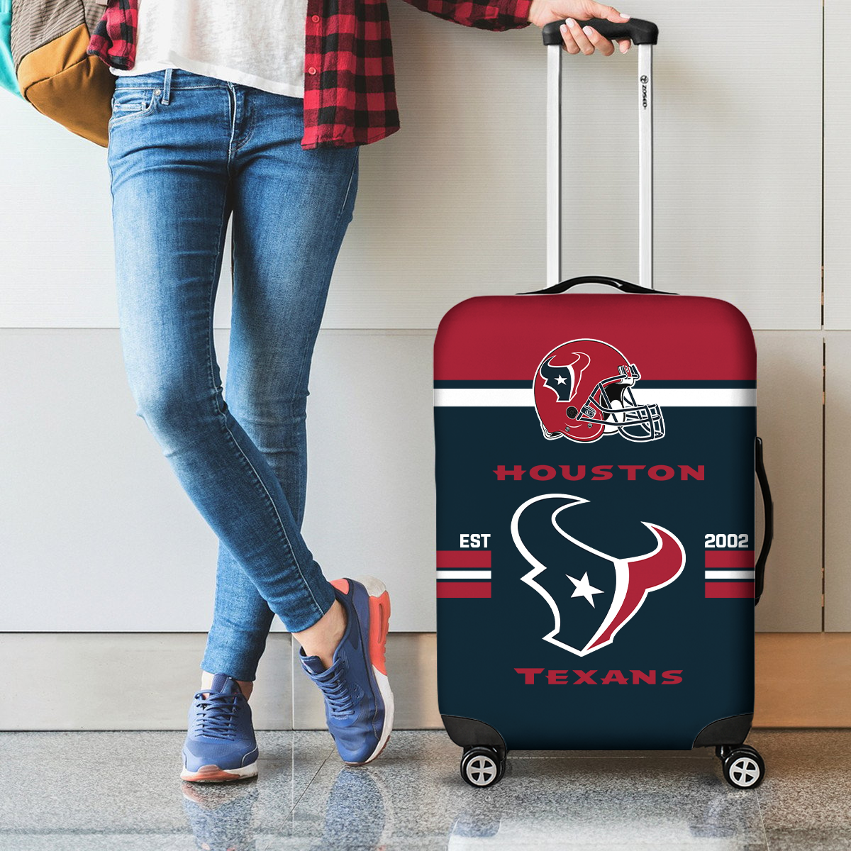 HT NFL Luggage Cover Suitcase Protector DDT NTL