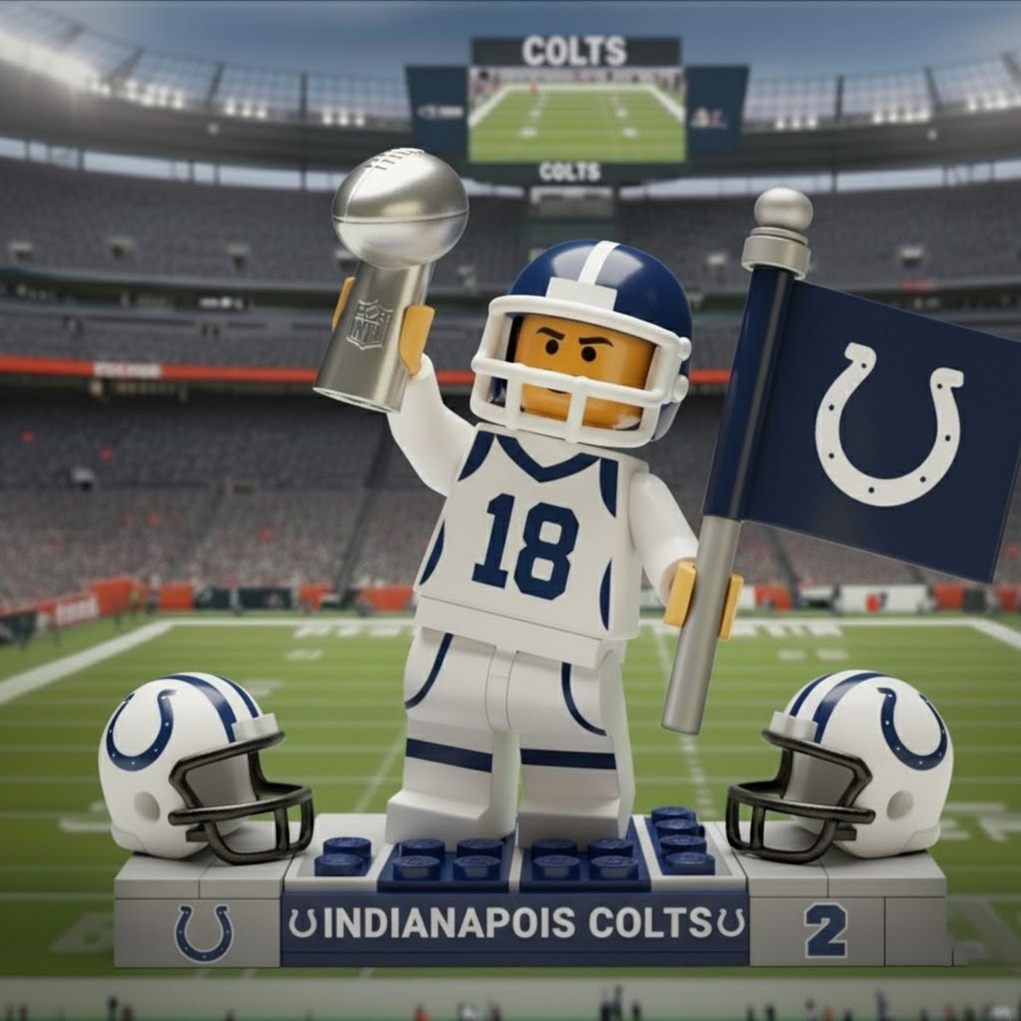 IC x NFL Team Building Blocks Set V1 NAK NHT