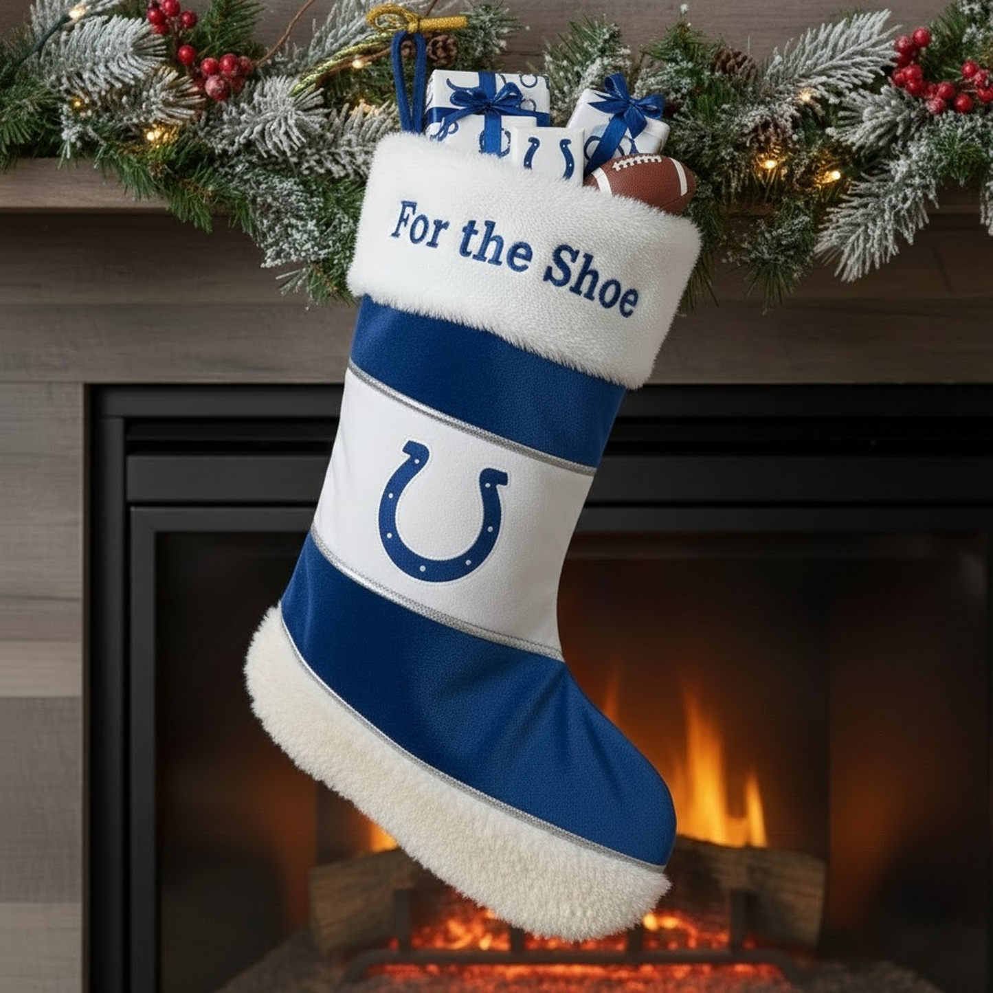 IND X NFL CHRISTMAS SOCKS NAK NHT