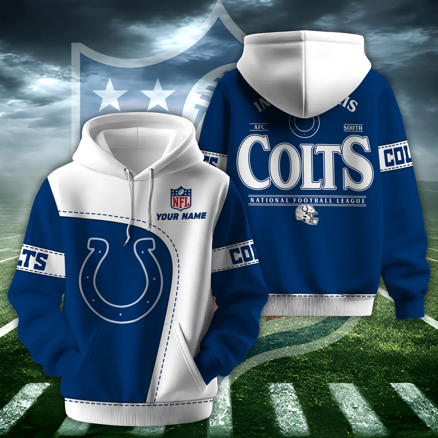 IND X NFL Classic Logo Limited Edition Hoodie And Cap NAK NHT