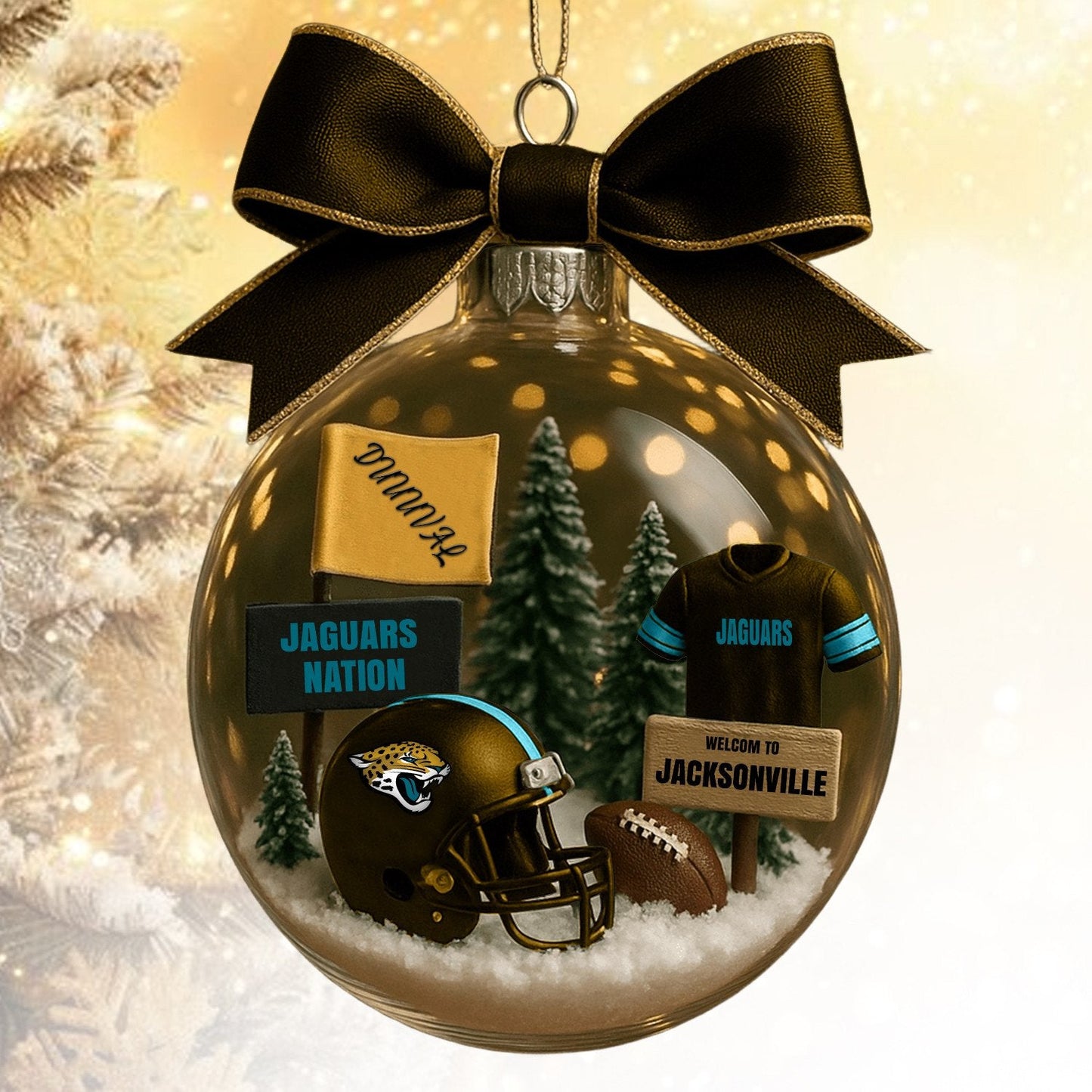JJ NFL Acrylic Ball Ornament - Best Gift For Fans DDT CTND