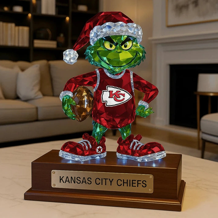 KC NFL Crystal Figurine Desktop Ornament V1 NAK NHT