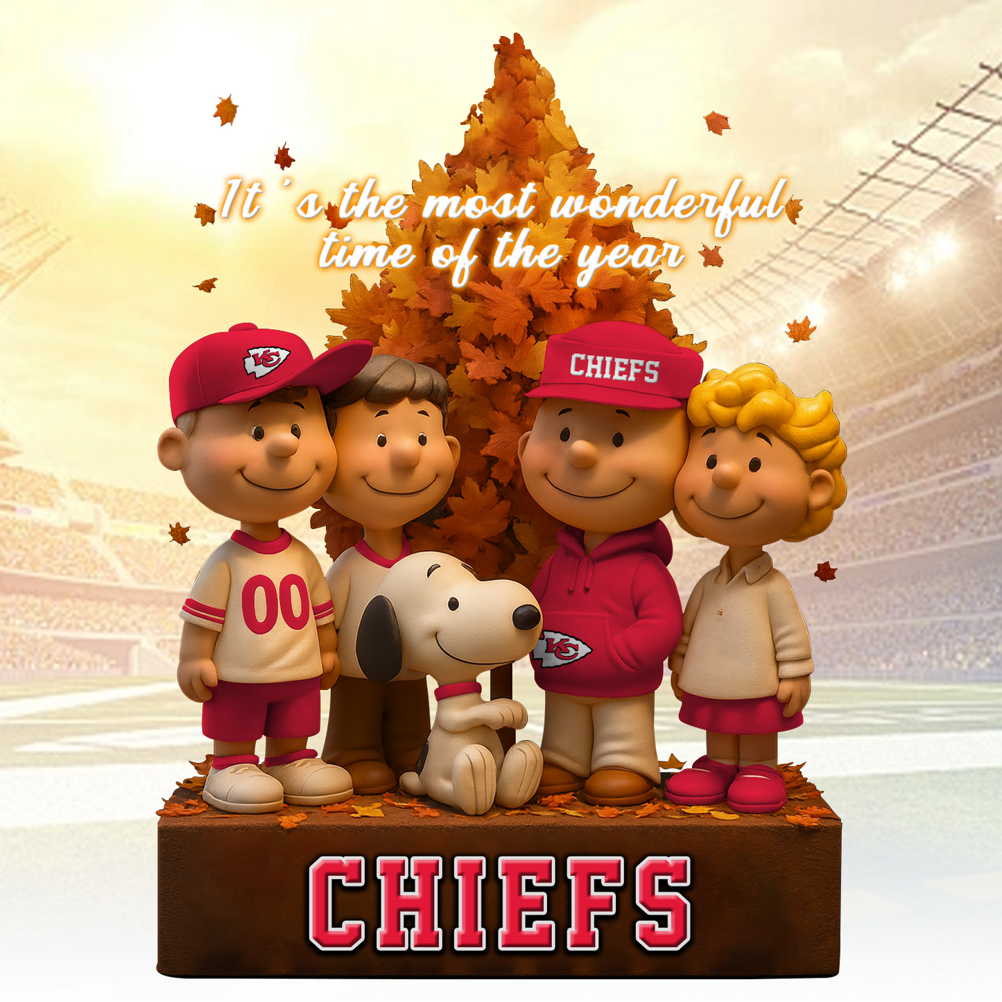 KC x NFL Premium Acrylic Block Peanuts DATND TANTD 120825