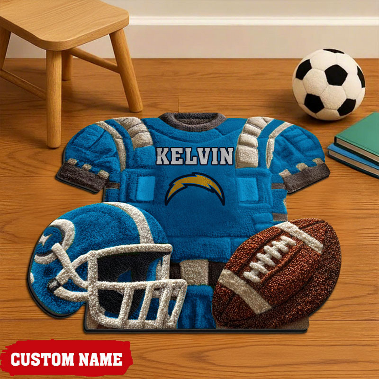 LAC X New NFL Cashmere Rug For Home Custom Gift Any Name NAK NHT