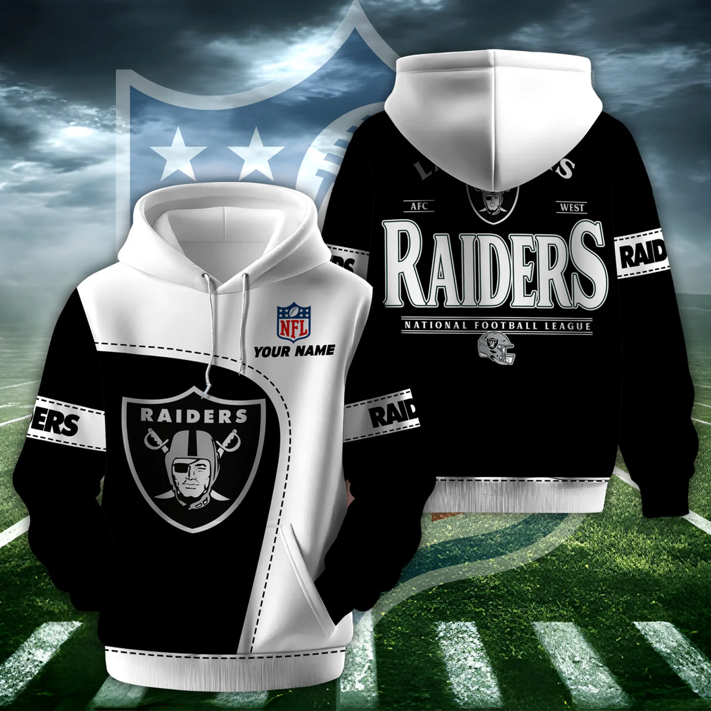 LV X NFL Classic Logo Limited Edition Hoodie And Cap NAK NHT