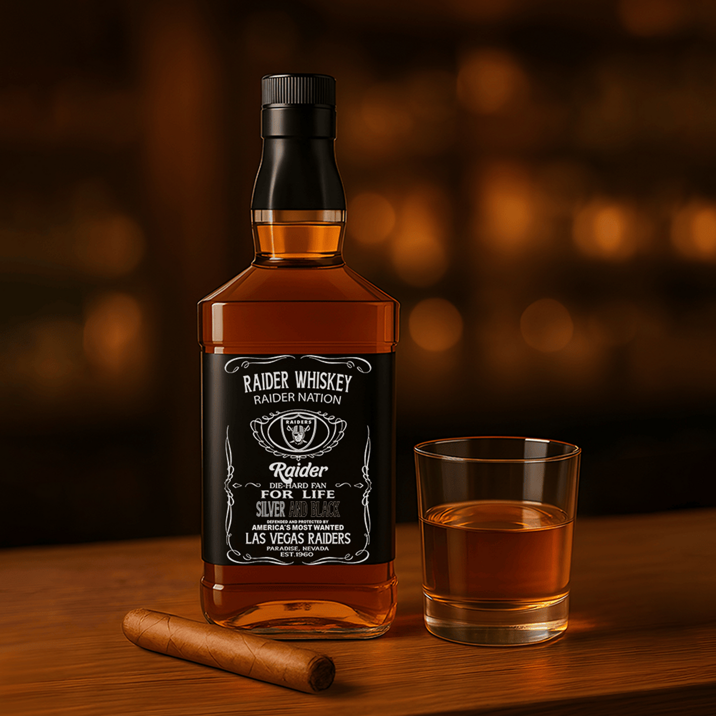 LVR x NFL Whiskey For True Fans Only DATND TANTD