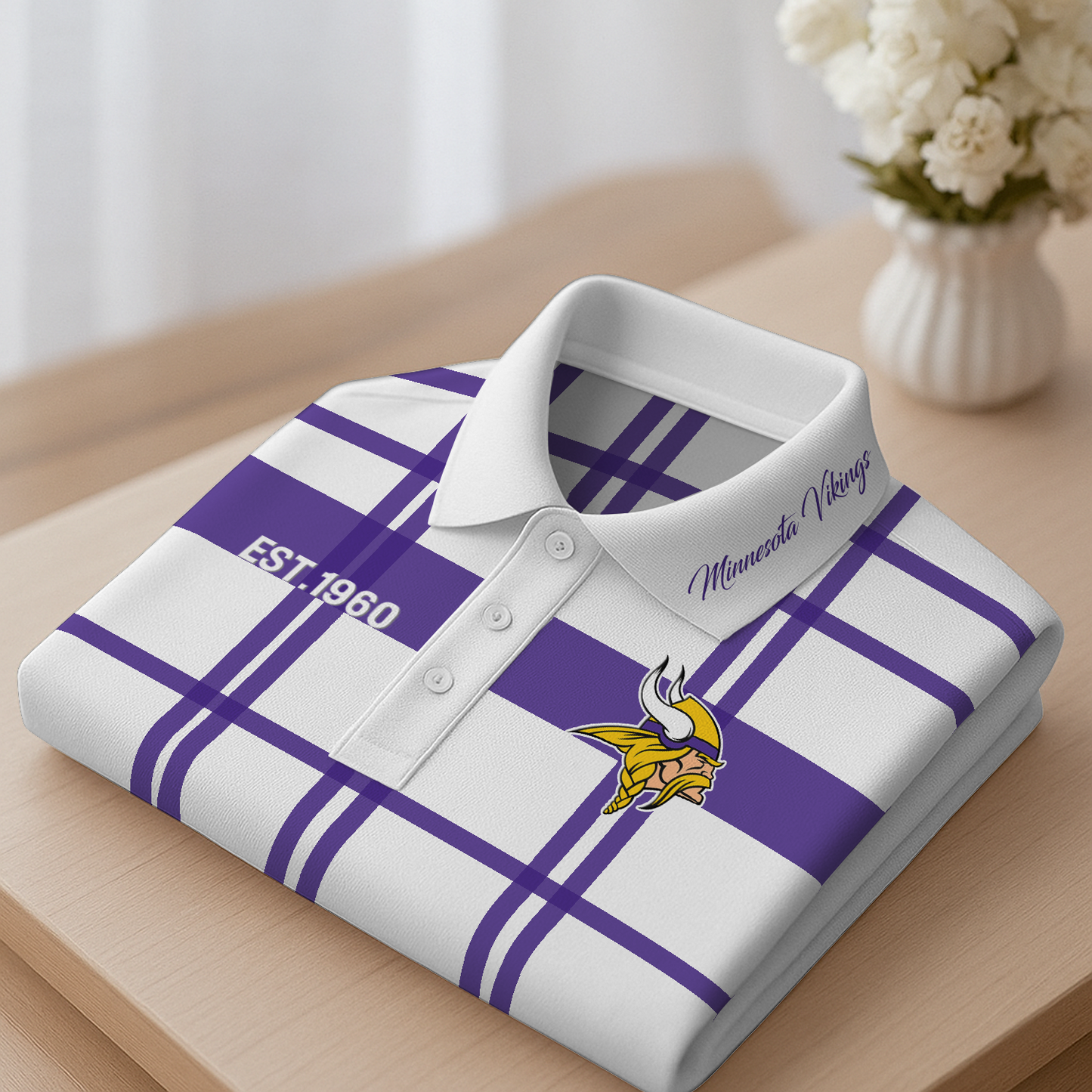 MIN Premium NFL Polo Shirt DatND DVT