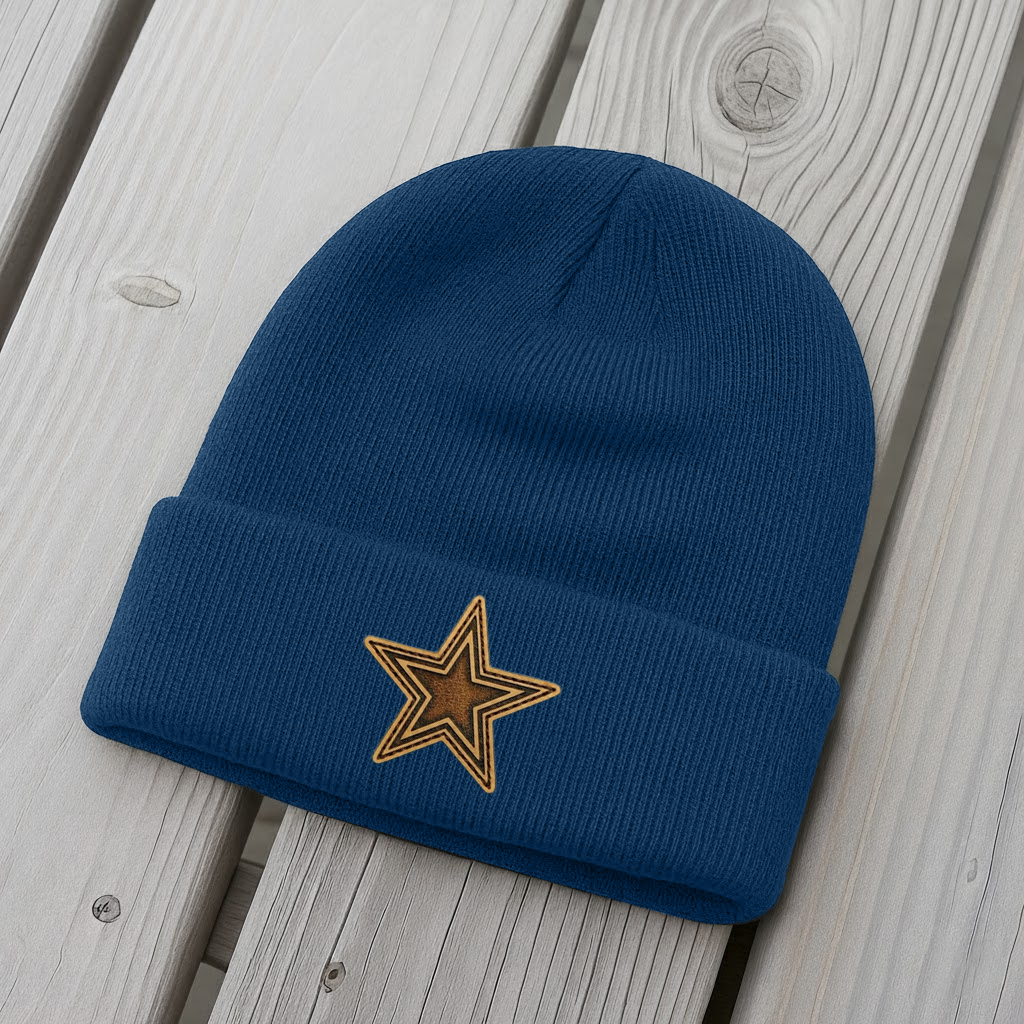 NFL x DAL Leather Patch Beanie HLP HLPHUONG