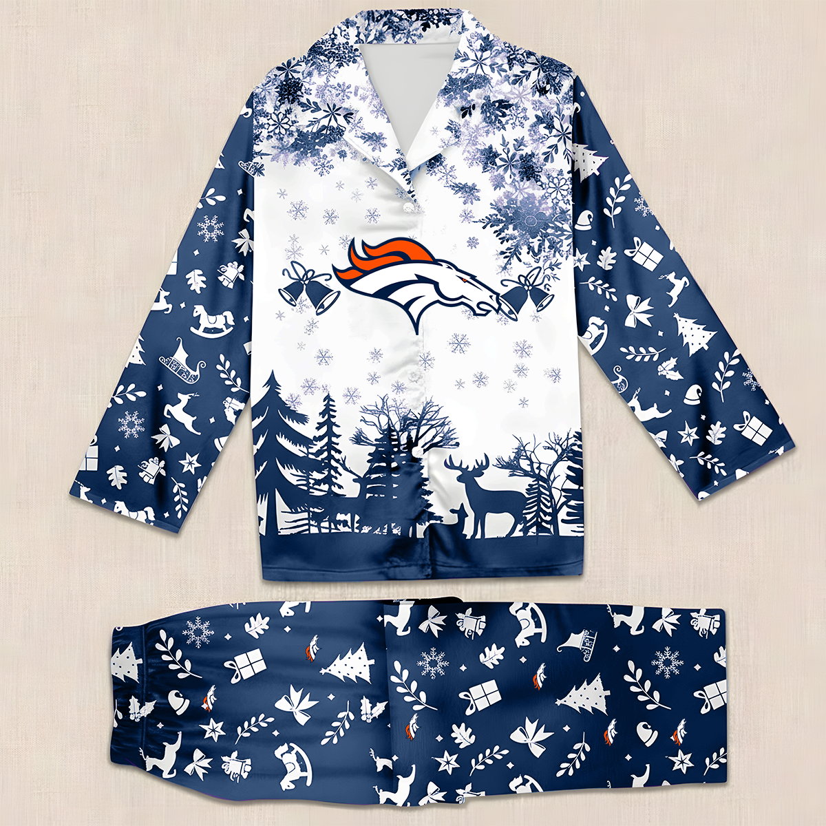 NFL x DEN Christmas Pajama Set HLP HLPHUONG