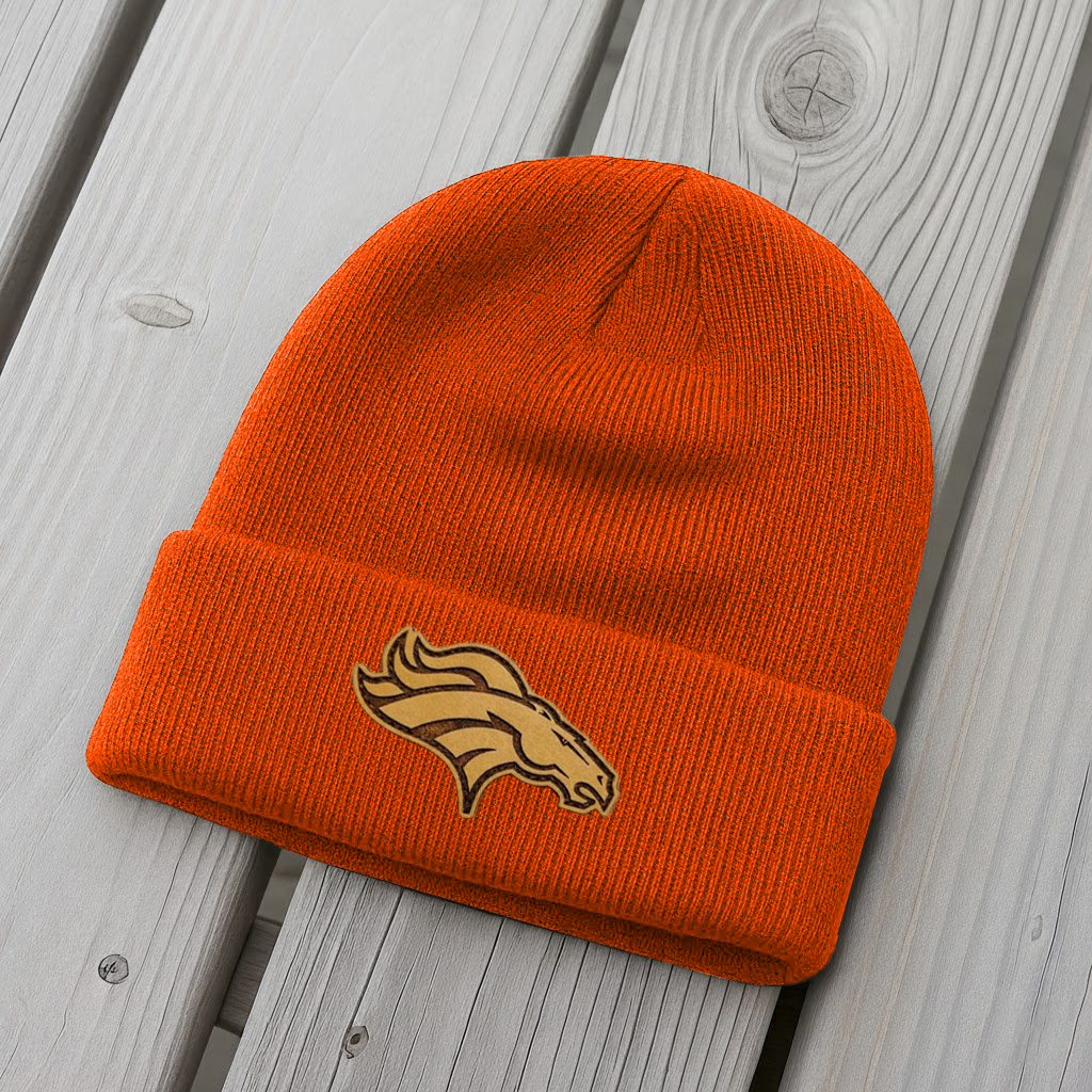 NFL x DEN Leather Patch Beanie HLP HLPHUONG