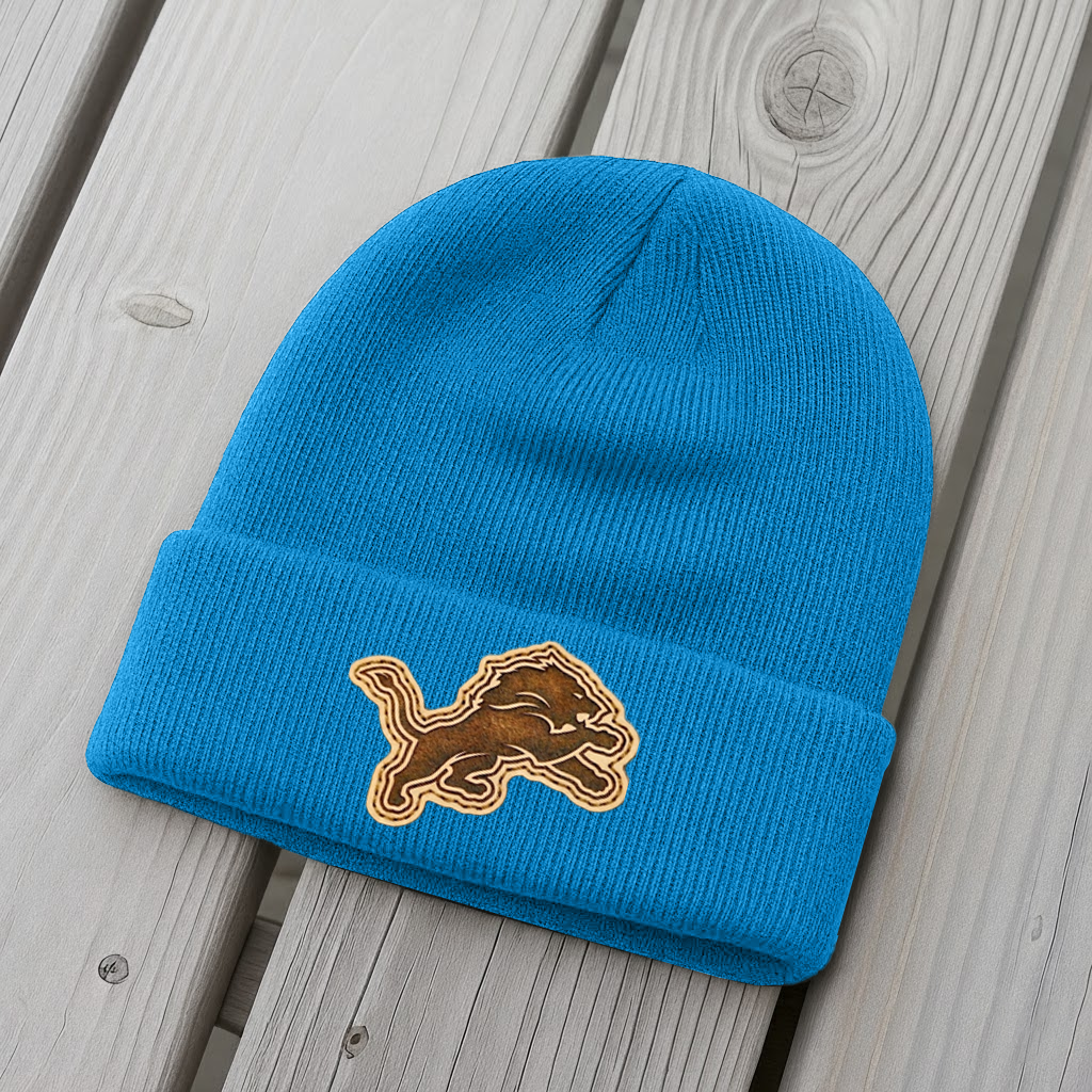 NFL x DET Leather Patch Beanie HLP HLPHUONG