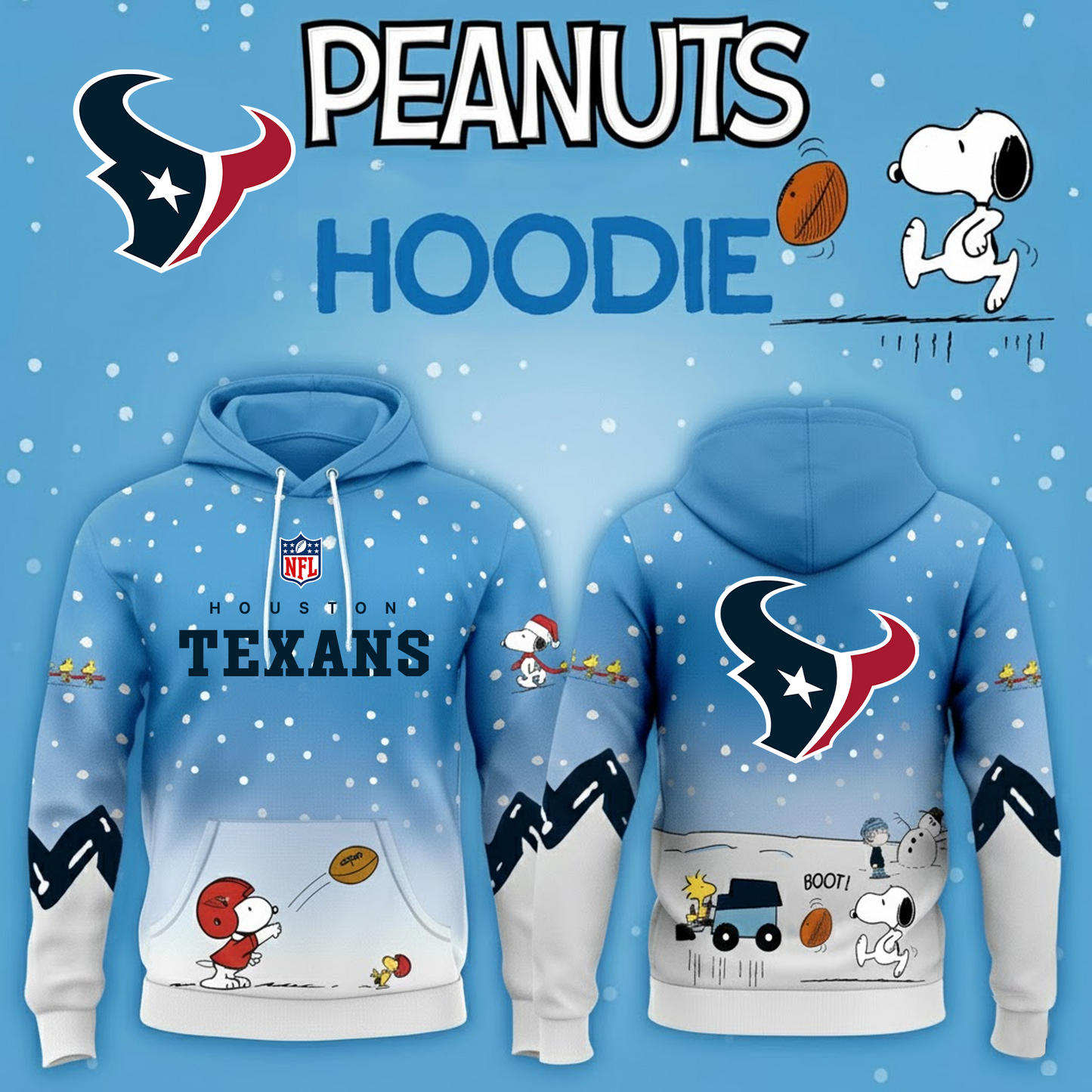 NFL x HOU Pea Snoo Hoodie HLP HLPHUONG