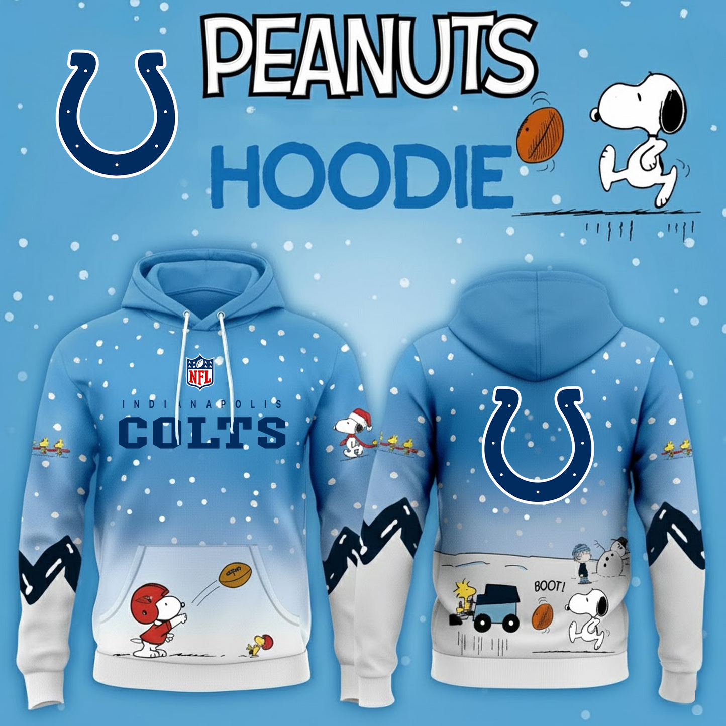 NFL x IND Pea Snoo Hoodie HLP HLPHUONG