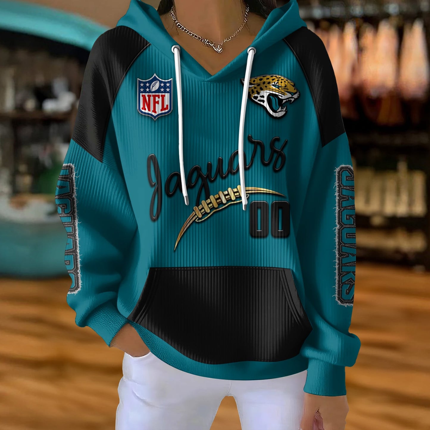 NFL x JAX Football Women's Hooded Sweater HLP HLPHUONG