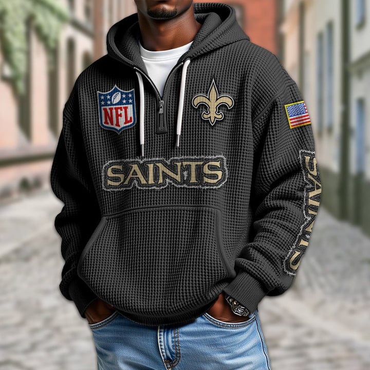 NFL x NO Waffle Half Zip Hoodie HLP HLPHUONG