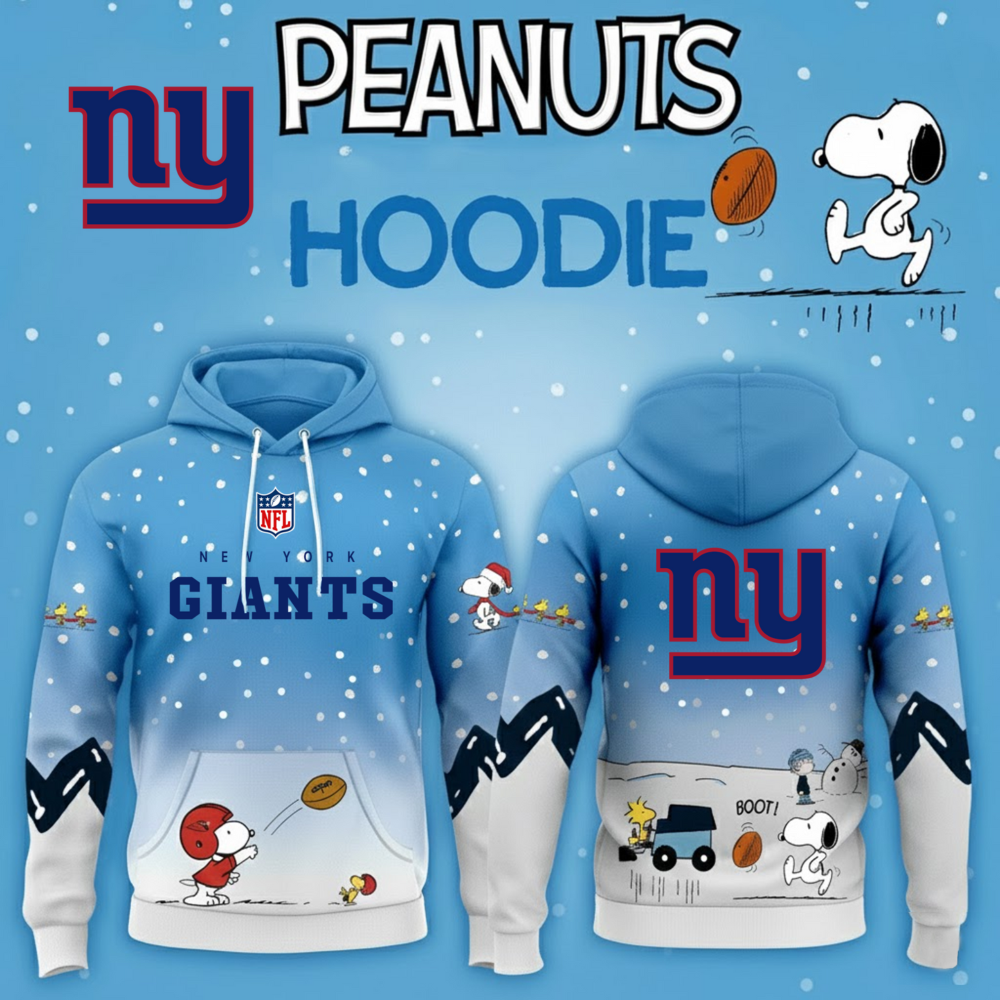NFL x NYG Pea Snoo Hoodie HLP HLPHUONG