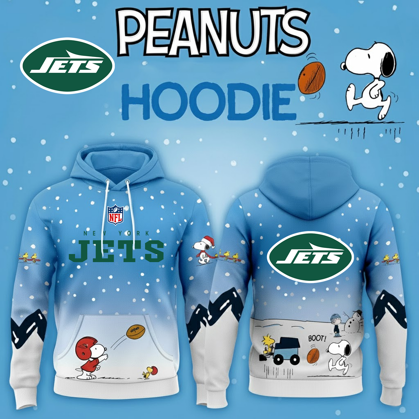 NFL x NYJ Pea Snoo Hoodie HLP HLPHUONG