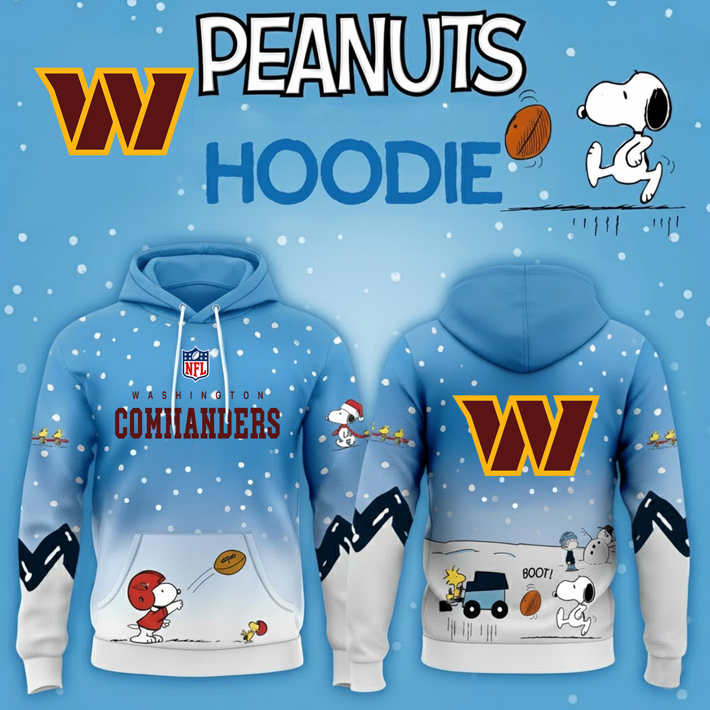 NFL x WAS Pea Snoo Hoodie HLP HLPHUONG