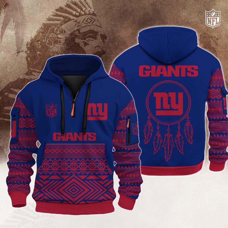 NYG Premium NFL Native American Hoodie DDT HLPHUONG