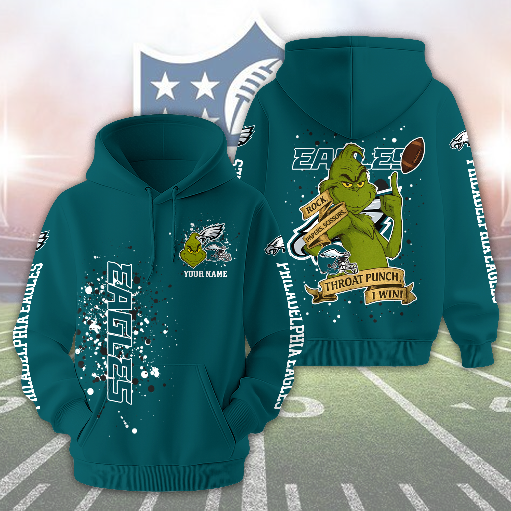 PE X NFL Grinch Hoodie NHS NTL