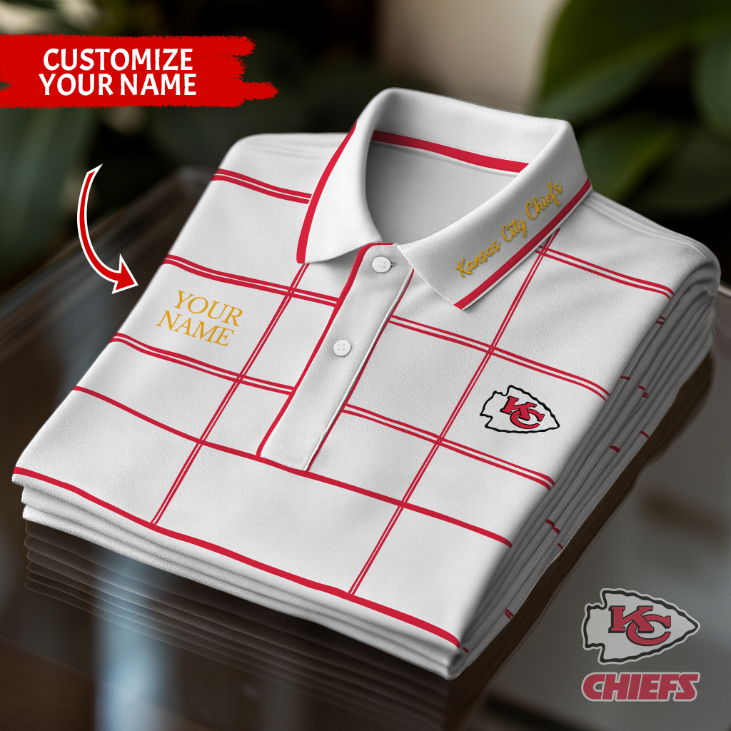Personalized KCC Premium NFL Polo Shirt DDT NTL