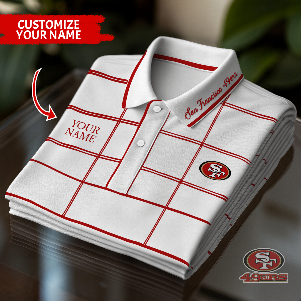 Personalized SF49 Premium NFL Polo Shirt DDT NTL