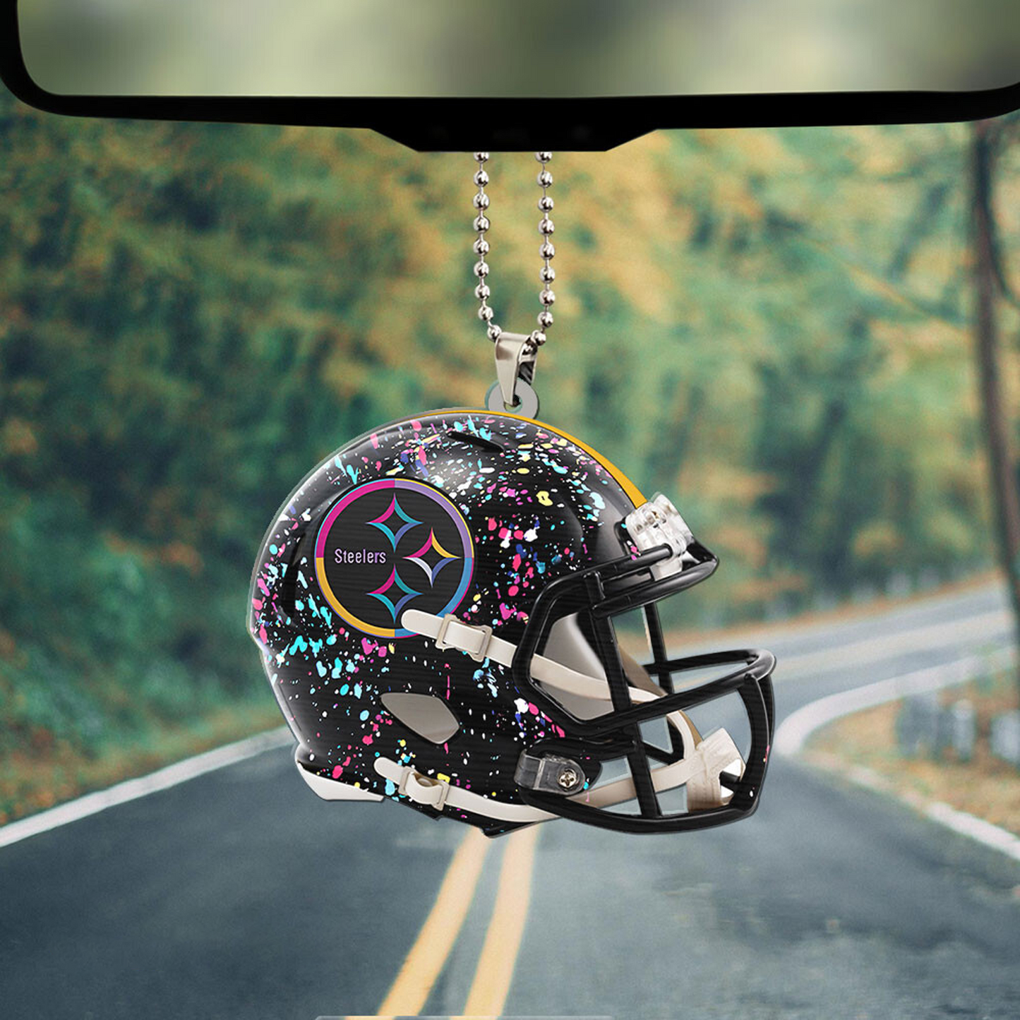 PIT x NFL Custom Shape 2-sided Car Ornament DATND TANTD