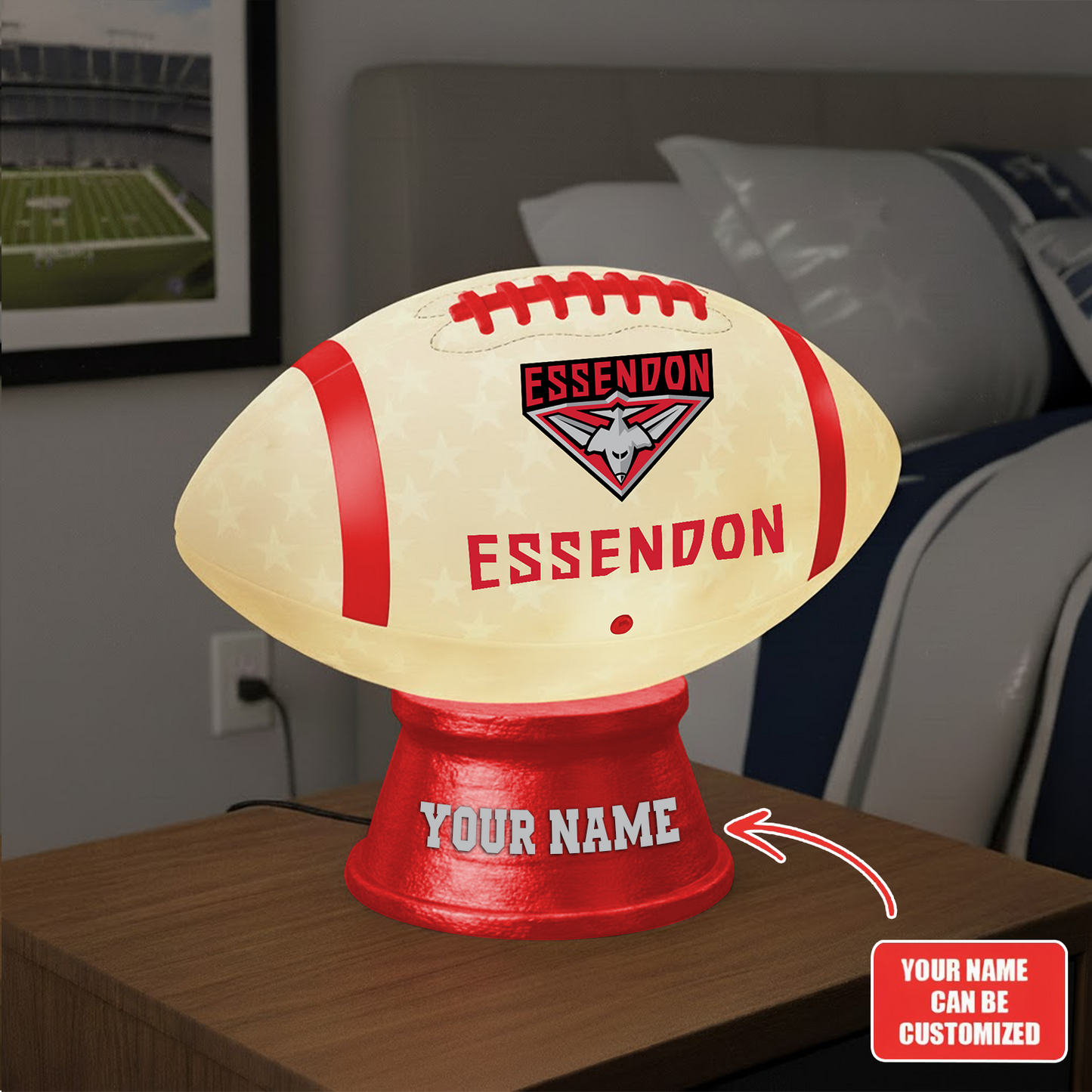 Premium AFL ED Football Night Light Custom Name V2 NMD TTV