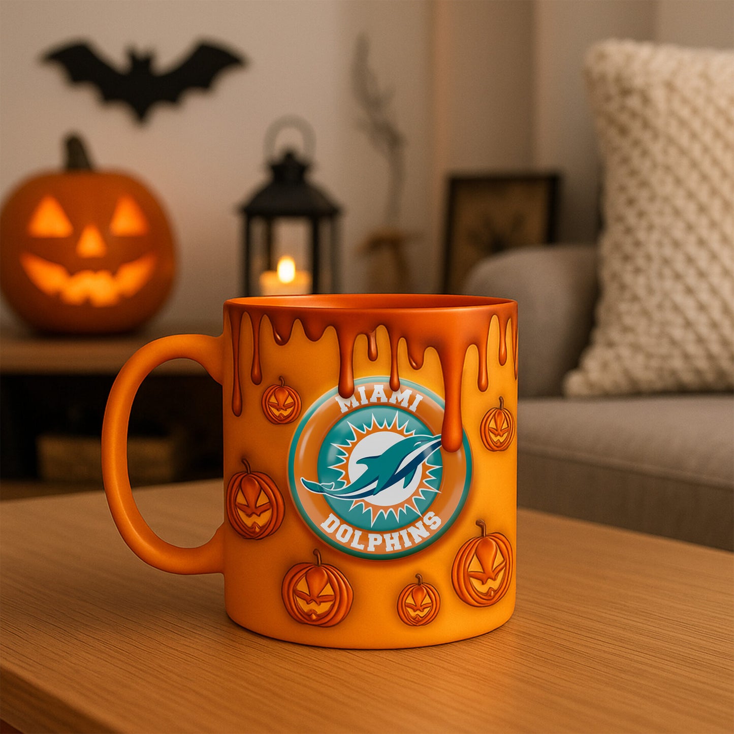 Premium MIA NFL Halloween Mug V1 NAK PTTD