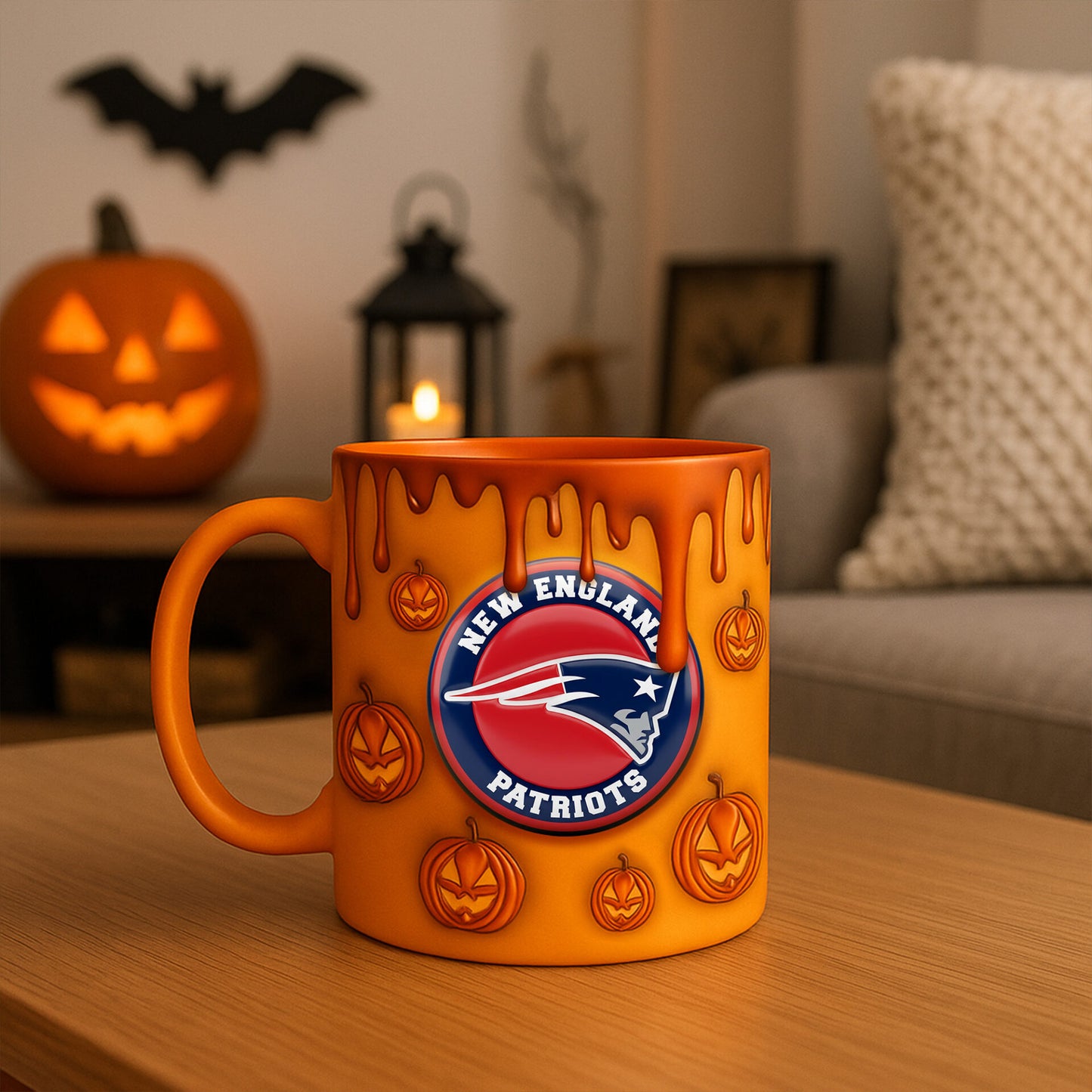 Premium NEP NFL Halloween Mug V1 NAK PTTD