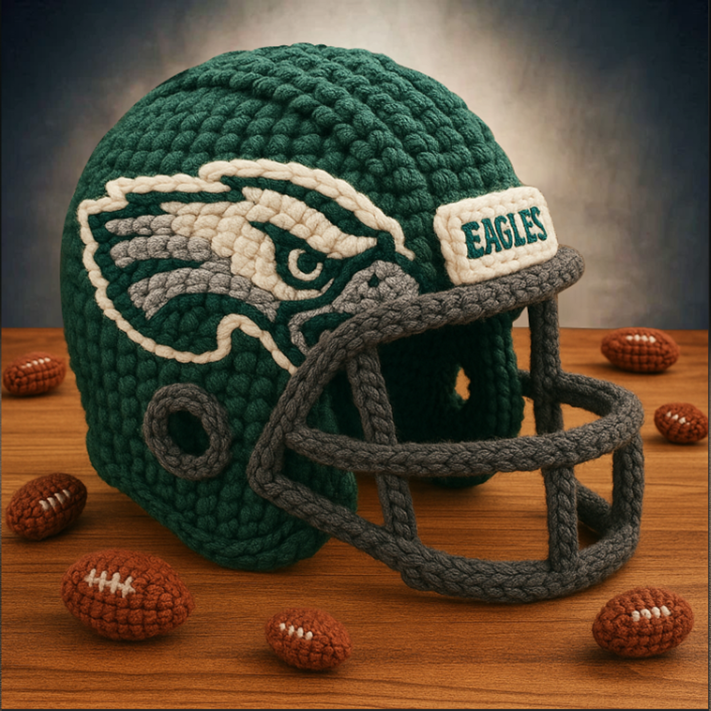 PREMIUM NFL x PHI Handcrafted Crochet Art Collectible NDT TDT