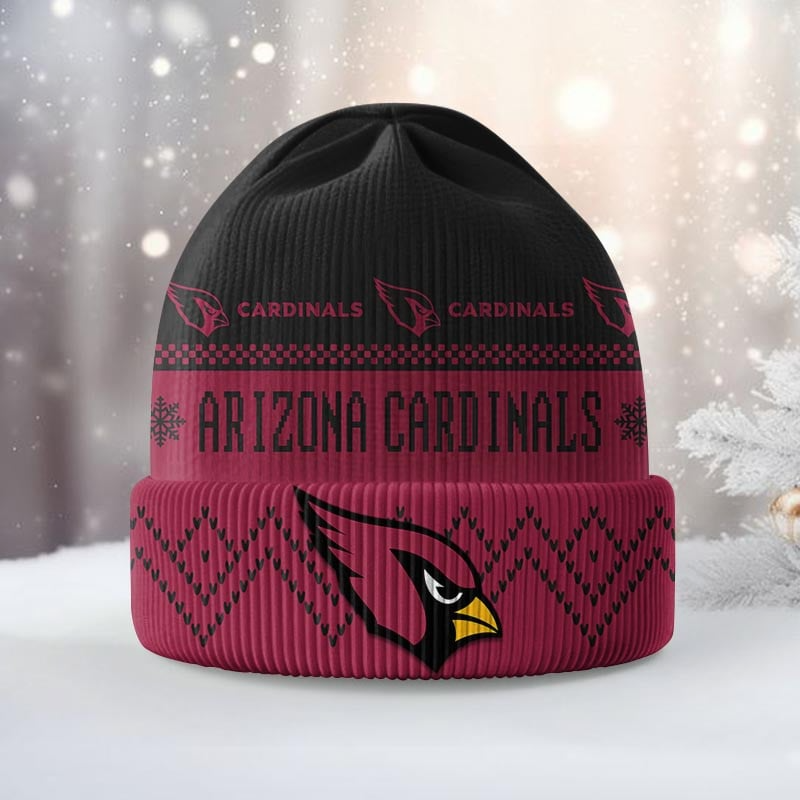 Premium NFL ARI Beanie Hat V1 NMD TTV