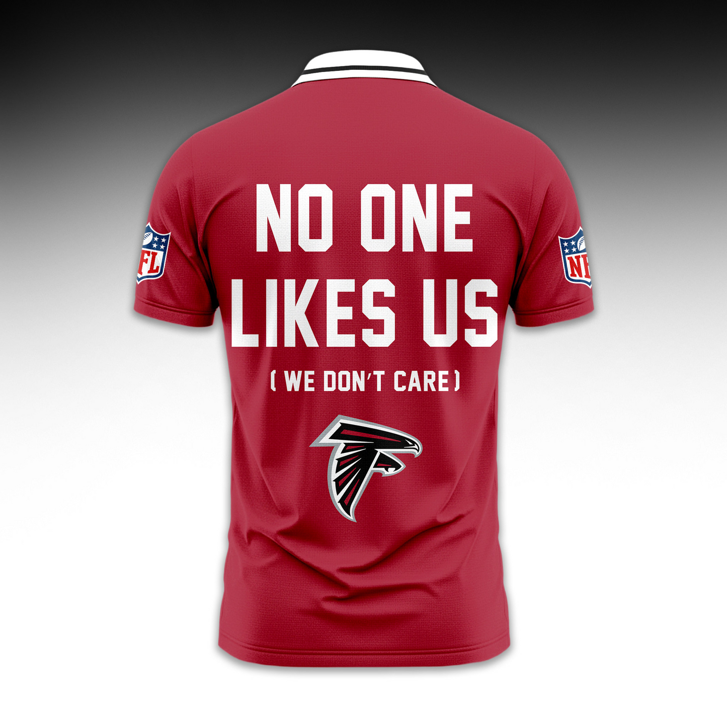 Premium NFL ATL No One Likes Us Polo Shirt V1 NMD TTV
