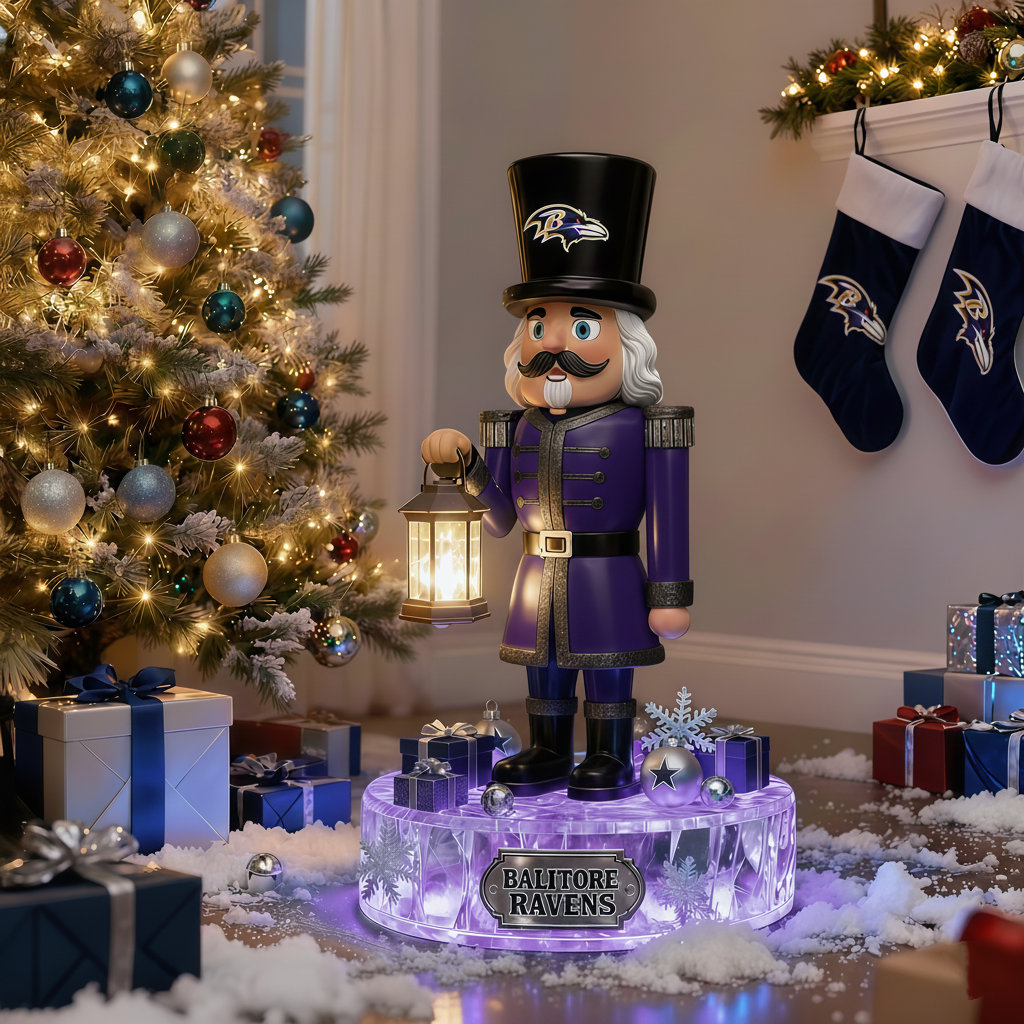 Premium NFL BAL LED Nutcracker Holiday Decor V1 NMD 261125 TTV