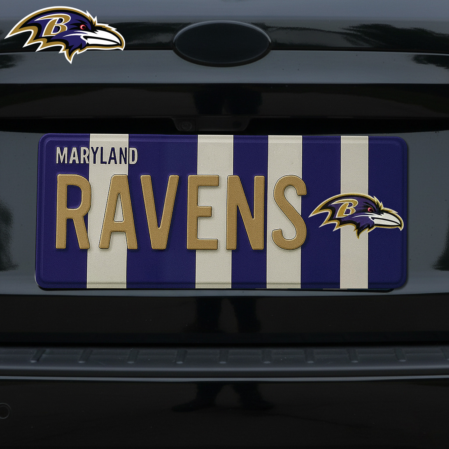Premium NFL BAL License Plate Frame HI V1 NMD TTV
