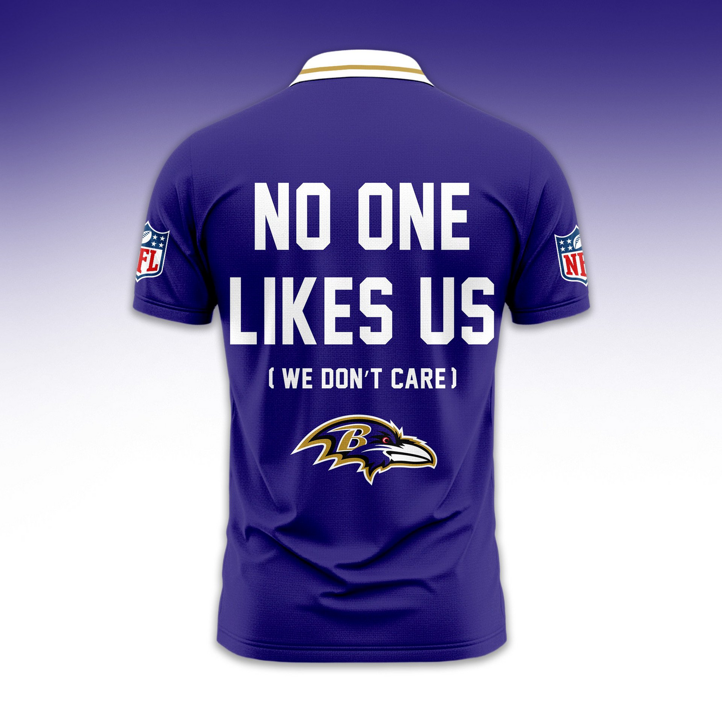 Premium NFL BAL No One Likes Us Polo Shirt V1 NMD 291025 TTV