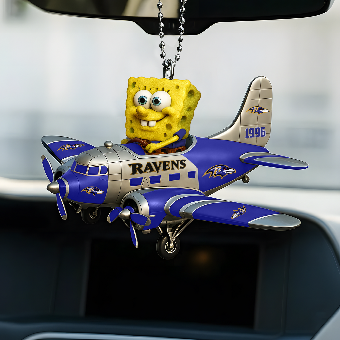 Premium NFL BAL x SPO Car Ornament V1 DATND TANTD