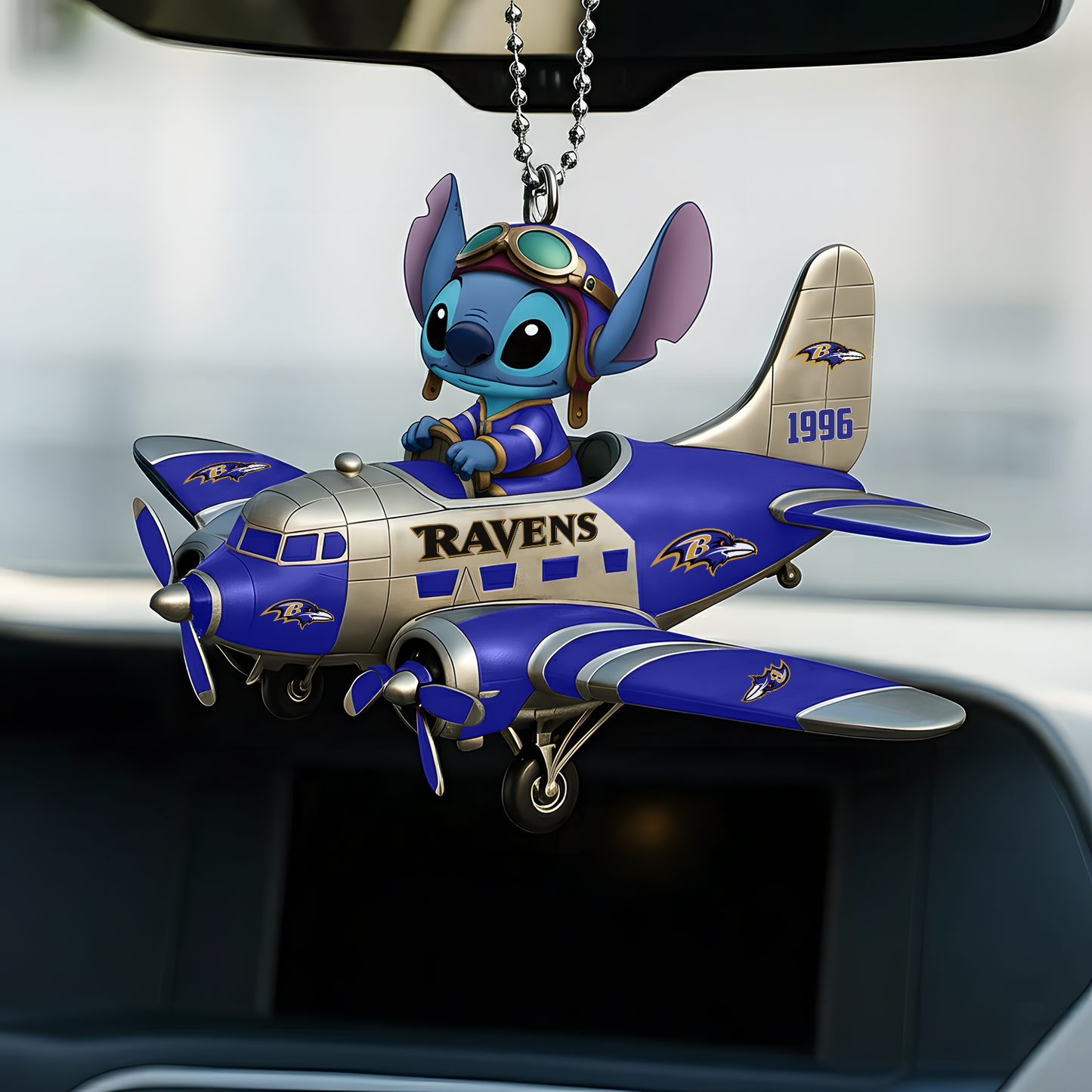 Premium NFL BAL x ST Car Ornament V1 DatND DVT