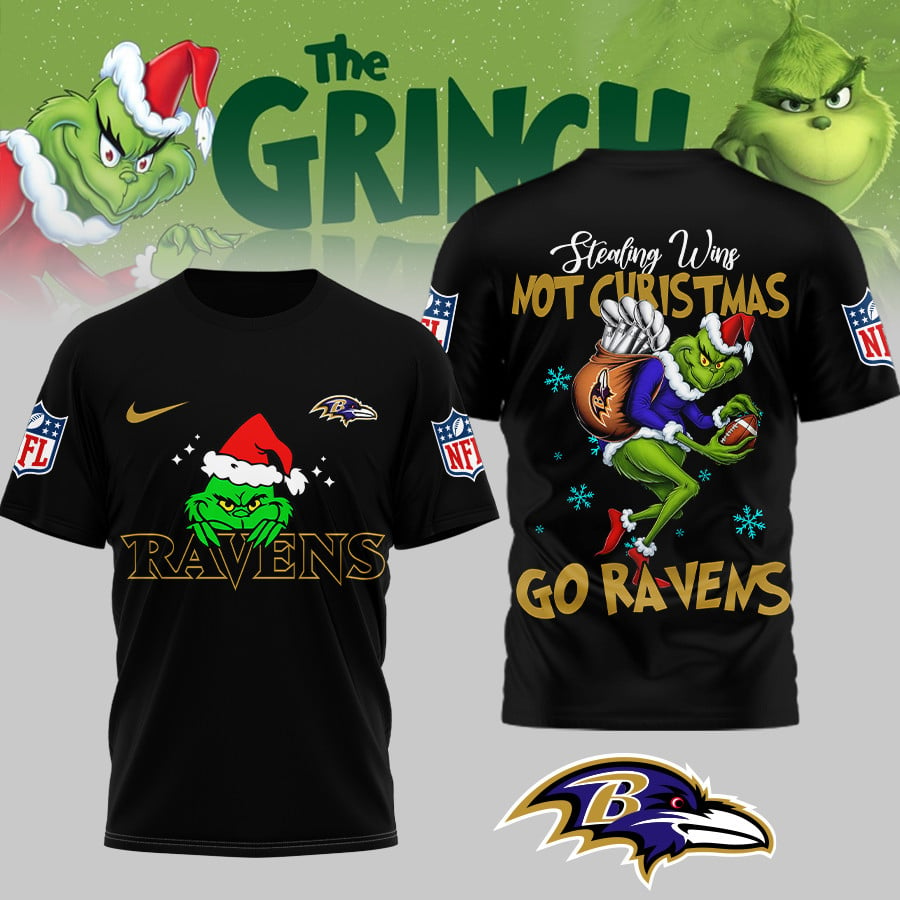 Premium NFL BAL x The Grinch Shirt V3 NMD TTV
