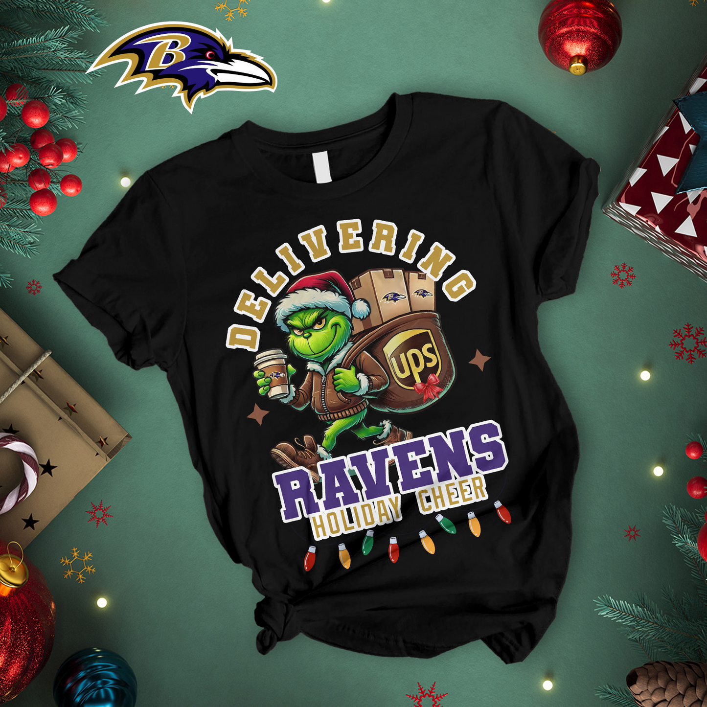 Premium NFL BAL x Ups T-shirt NMD TTV