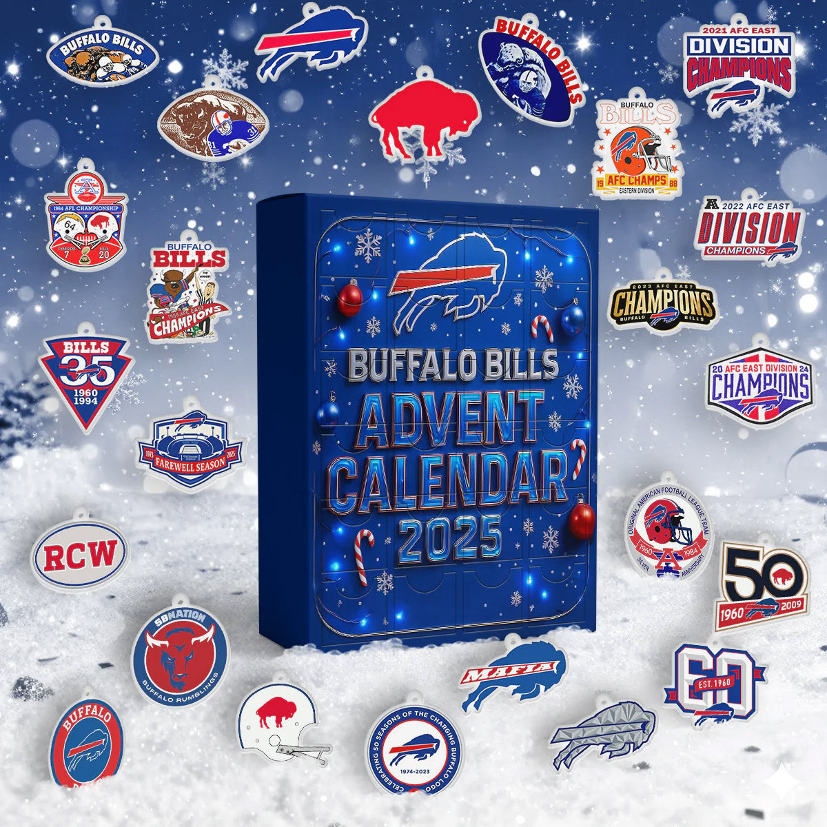 Premium NFL BUF Advent Calendar 2025 V1 NMD NHM