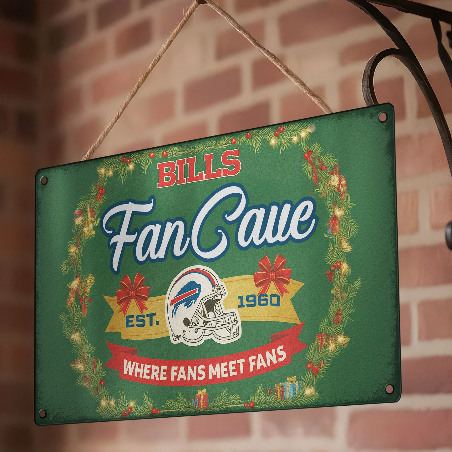 Premium NFL BUF Cave Metal Sign V2 NMD TTV