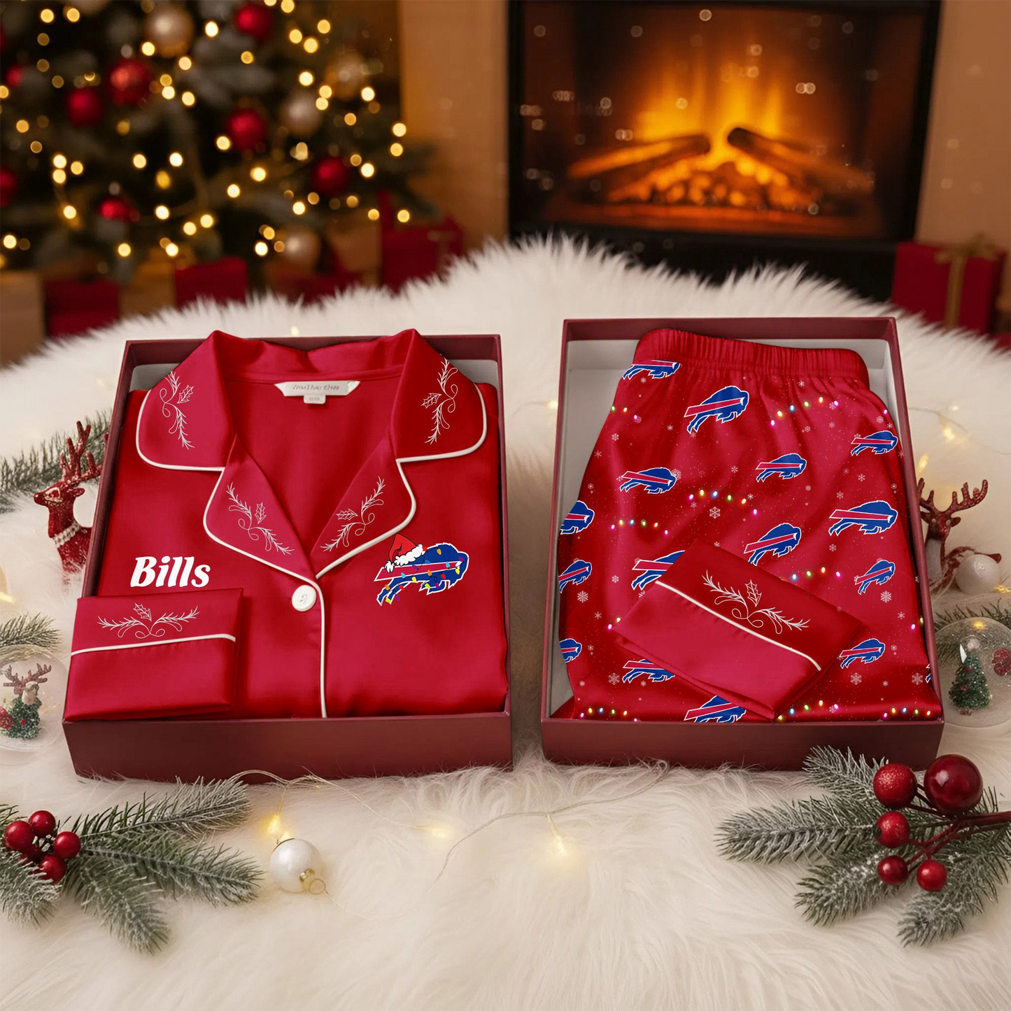 Premium NFL BUF Christmas Pajasma V2 NMD TTV