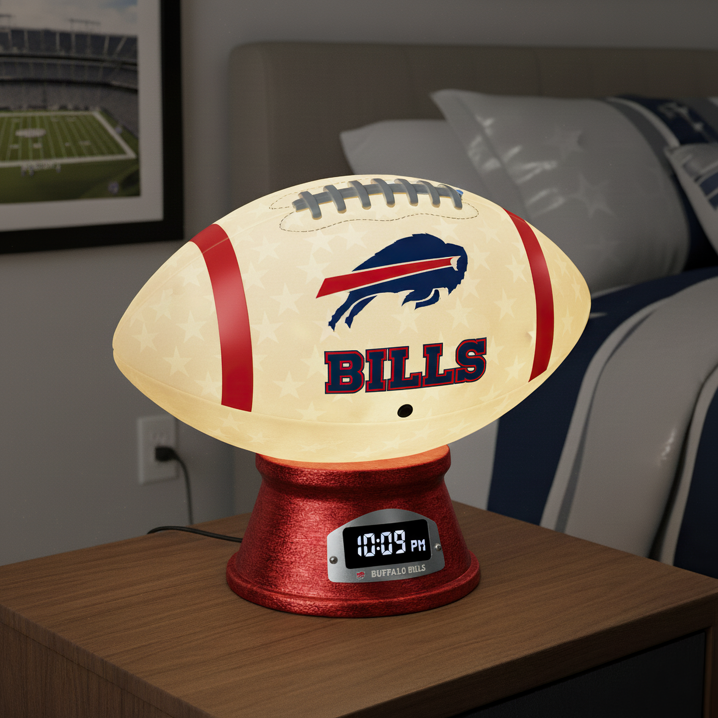 Premium NFL BUF LED Football Night Light V1 NMD TTV