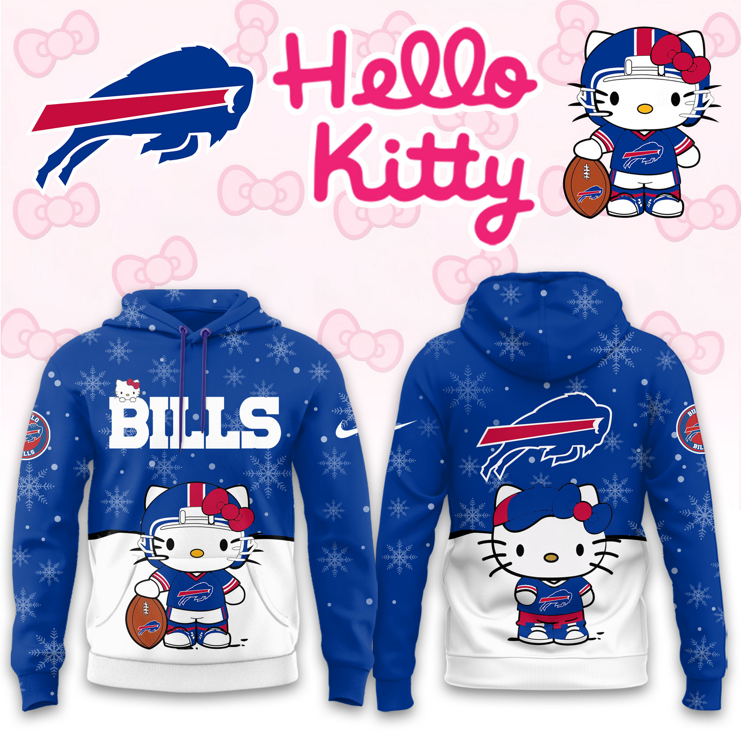 Premium NFL BUF x HK Hoodie V1 NMD TTV