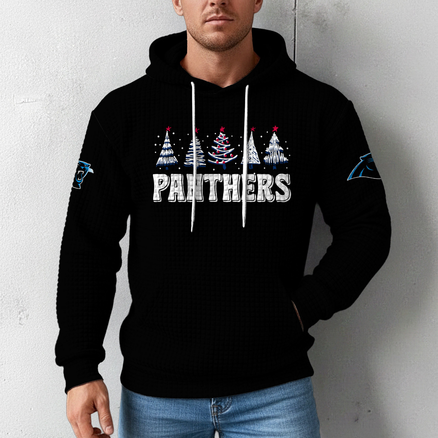 Premium NFL CAR Christmas Waffele Hoodie V1 NMD 261125 TTV