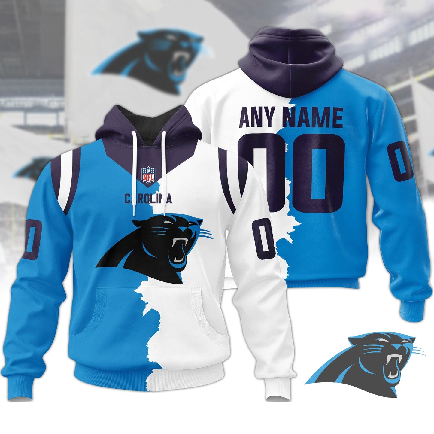 Premium NFL CAR Home Mix Away Hoodie V1 NMD NHM