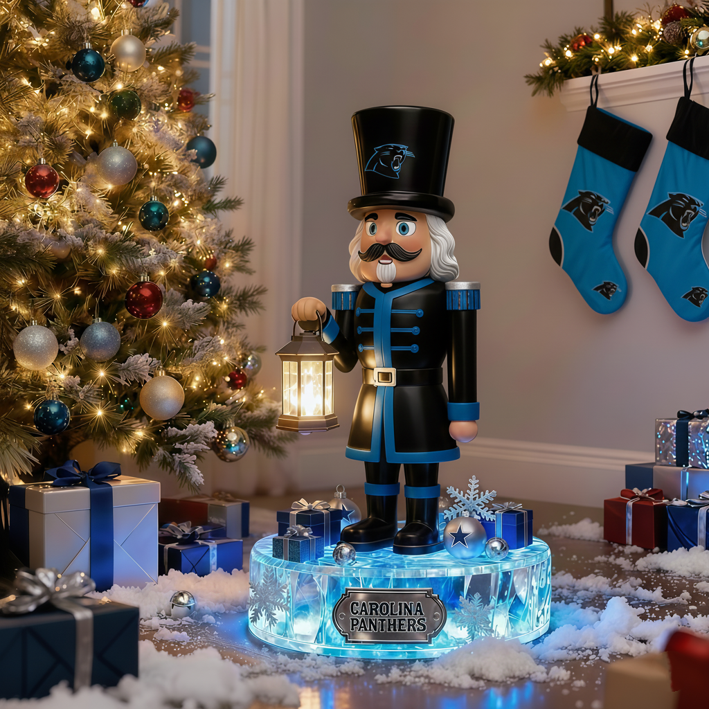 Premium NFL CAR LED Nutcracker Holiday Decor V1 NMD 261125 TTV