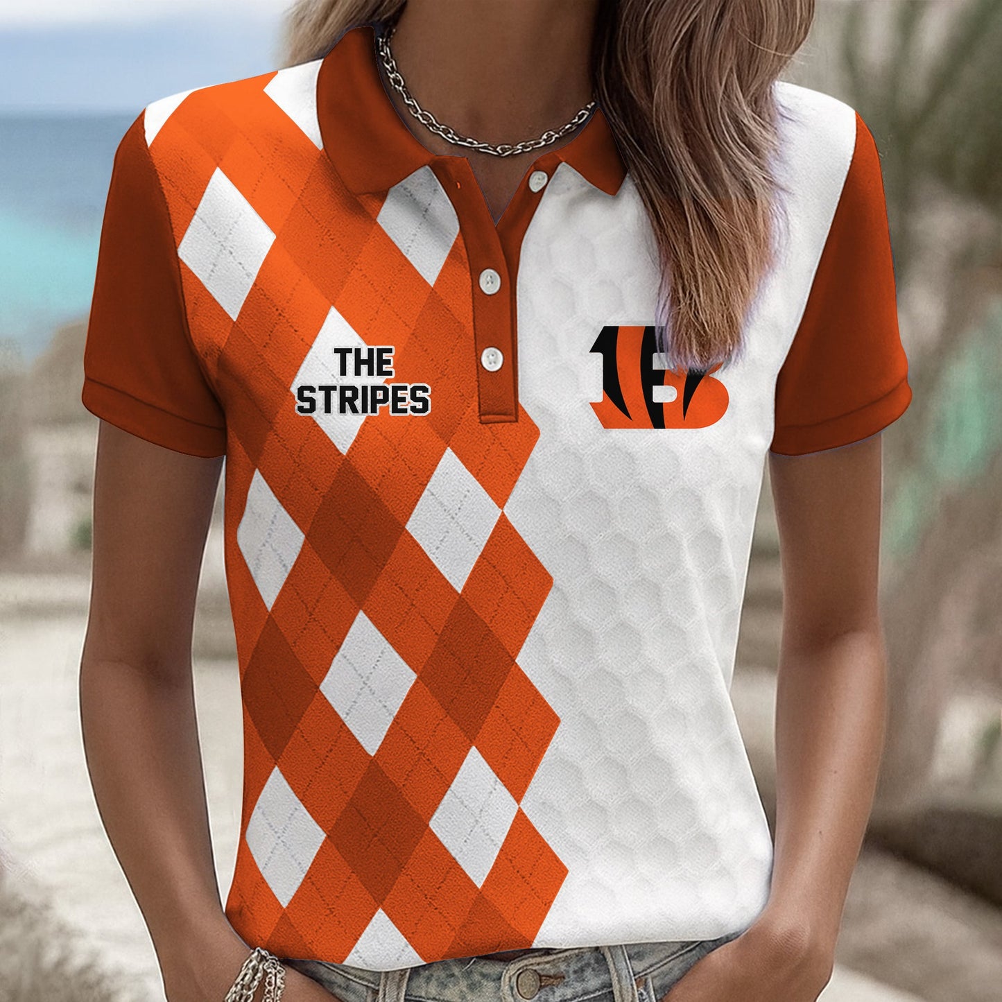 Premium NFL CCBG Women Polo Shirt V1 NMD NHM