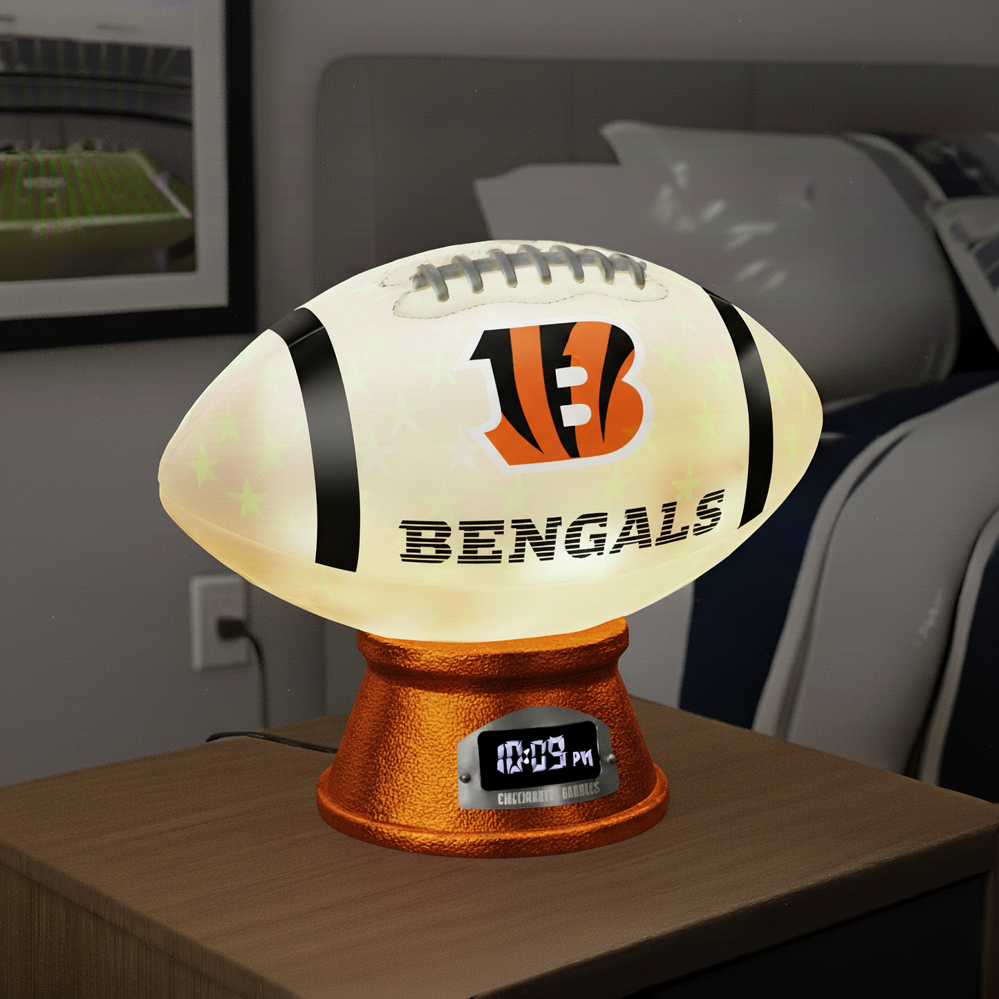 Premium NFL CIN LED Football Night Light V1 NMD TTV
